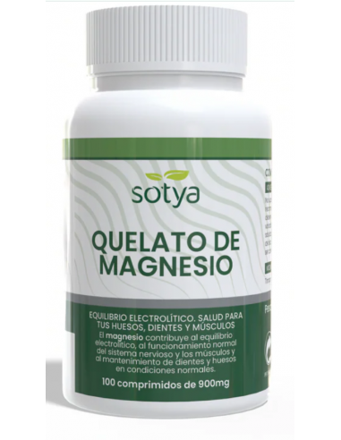 Sotya Quelato De Magnesio 100 Comprimidos