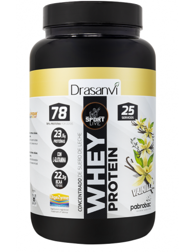 Drasanvi Whey Protein Vainilla 750g...