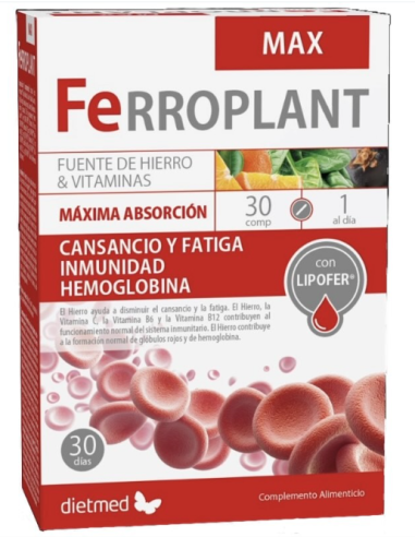 Dietmed Ferroplant Max 30 Comprimidos