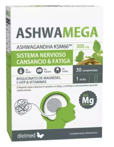 Dietmed Ashwamega 30 Comprimidos