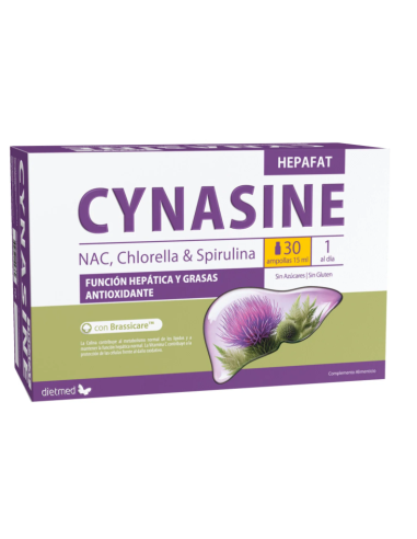 Dietmed Cynasine Hepafat 30 Ampollas