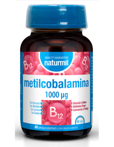 Naturmil Metilcobalamina 60 Cápsulas
