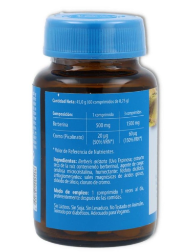 Naturmil Berberina 500mg 60 Cápsulas