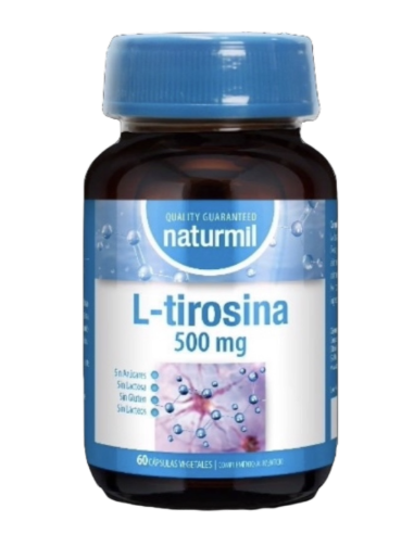 Naturmil Tirosina 500mg 60 Cápsulas