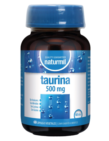 Naturmil Taurina 500mg 60 Cápsulas