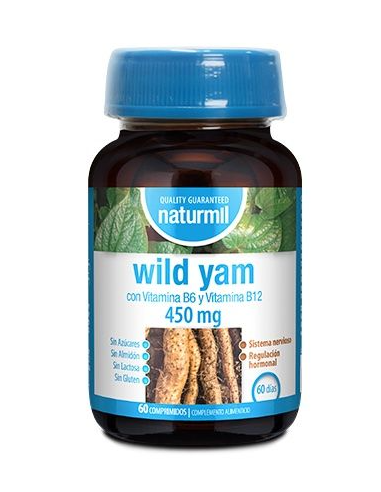 Naturmil Wild Yam 450mg 60 Cápsulas