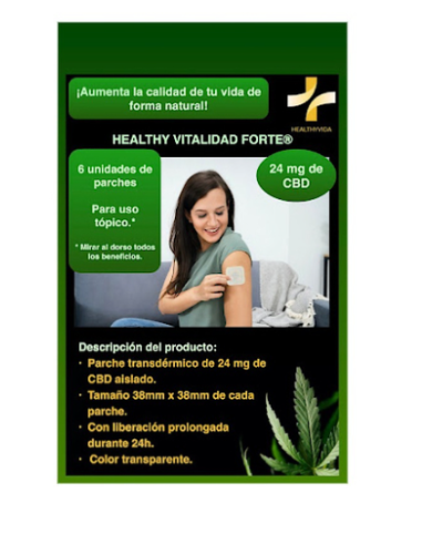 Parche CBD Healthy Vitalidad 24mg 6...