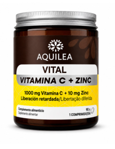 Aquilea Vitl Vitamina C+zinc 90 Cápsulas