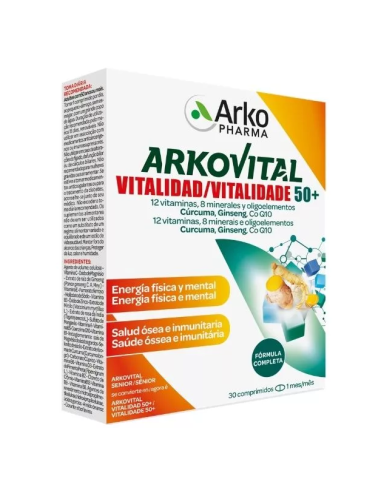 Arkopharma Arkovital Vitalidad 50+ 30...
