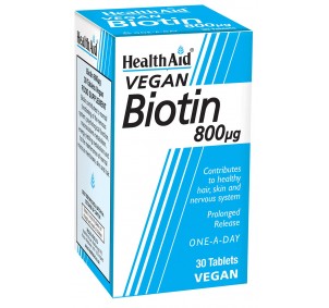 Health Aid Biotina 800ug 30...