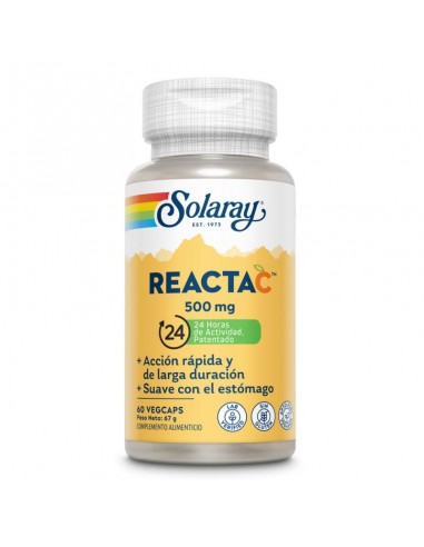 Solaray Reacta C 500mg 60 Vegicaps