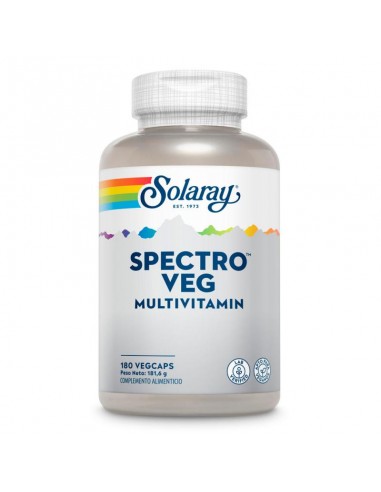 Solaray Vegetarian Spectro 180 Vegicaps