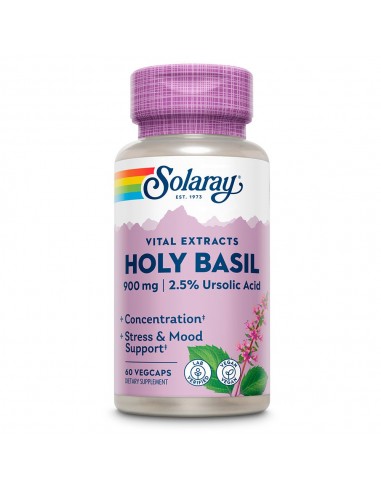 Solaray Holly Basil 450mg 60 Vegicaps
