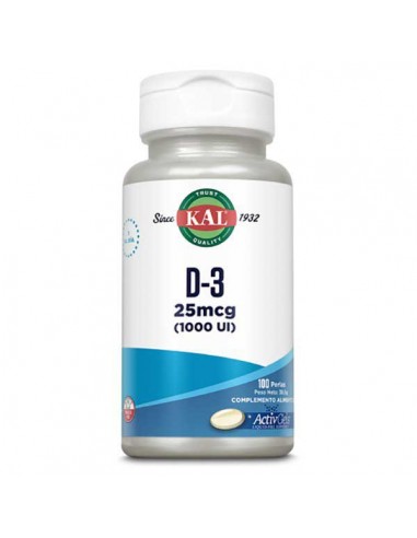 Kal D3 1000UI 100 Perlas