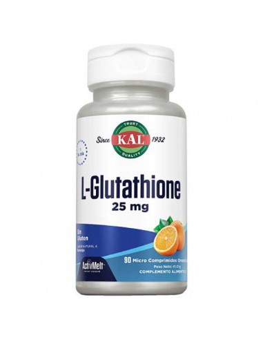 Kal L-Glutation 25mg 90 Comprimidos