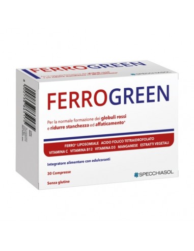 Specchiasol Ferrogreen 30 Comprimidos