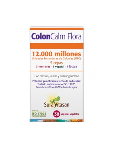 Suravitasan Colon Calm Flora 30 Cápsulas