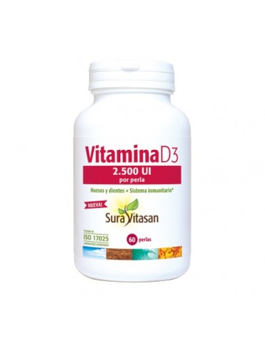 Suravitasan Vitamina D3 2.500 UI 60...
