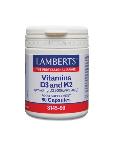 Lamberts Vitamina D3 (2000 UI) + K2...