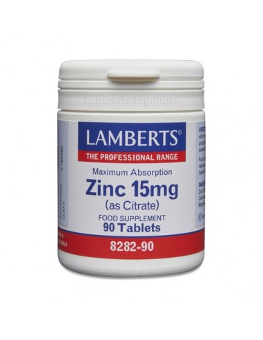 Lamberts Zinc 15 mg (Como citrato) 90...