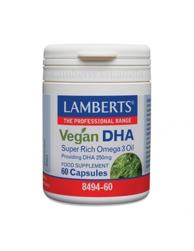 Lamberts DHA Vegano 250 mg 60 Cápsulas