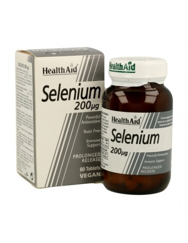 Health Aid Selenio 200 µg 60 Comprimidos