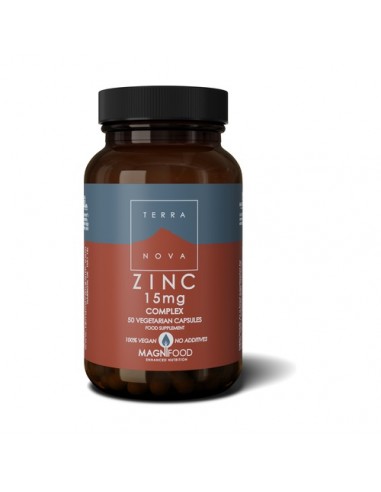 Terranova Zinc 15 mg Complex 50 Vegicaps