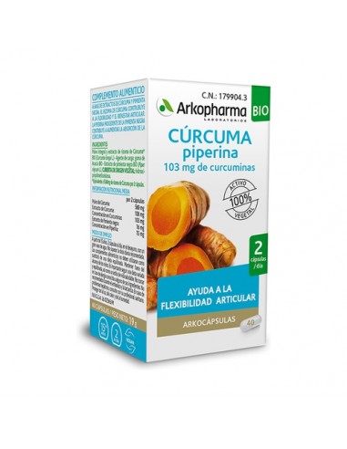 Arkopharma Arkocápsulas Cúrcuma 40 Cápsulas