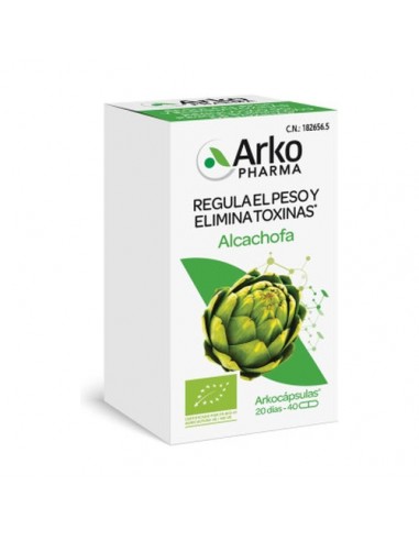 Arkopharma Arkocápsulas Alcachofa Bio 40 Cápsulas