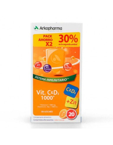 Arkovital Vitamina C + D3 40 Compimidos