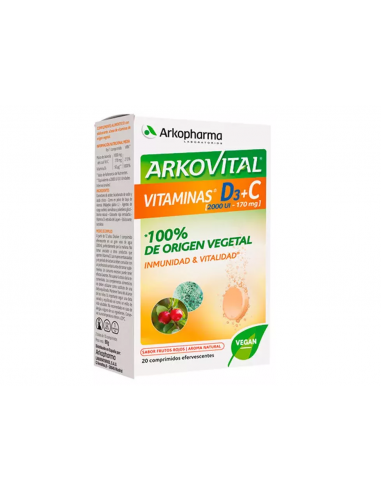 Arkopharma Arkovital Vitaminas D3+C...