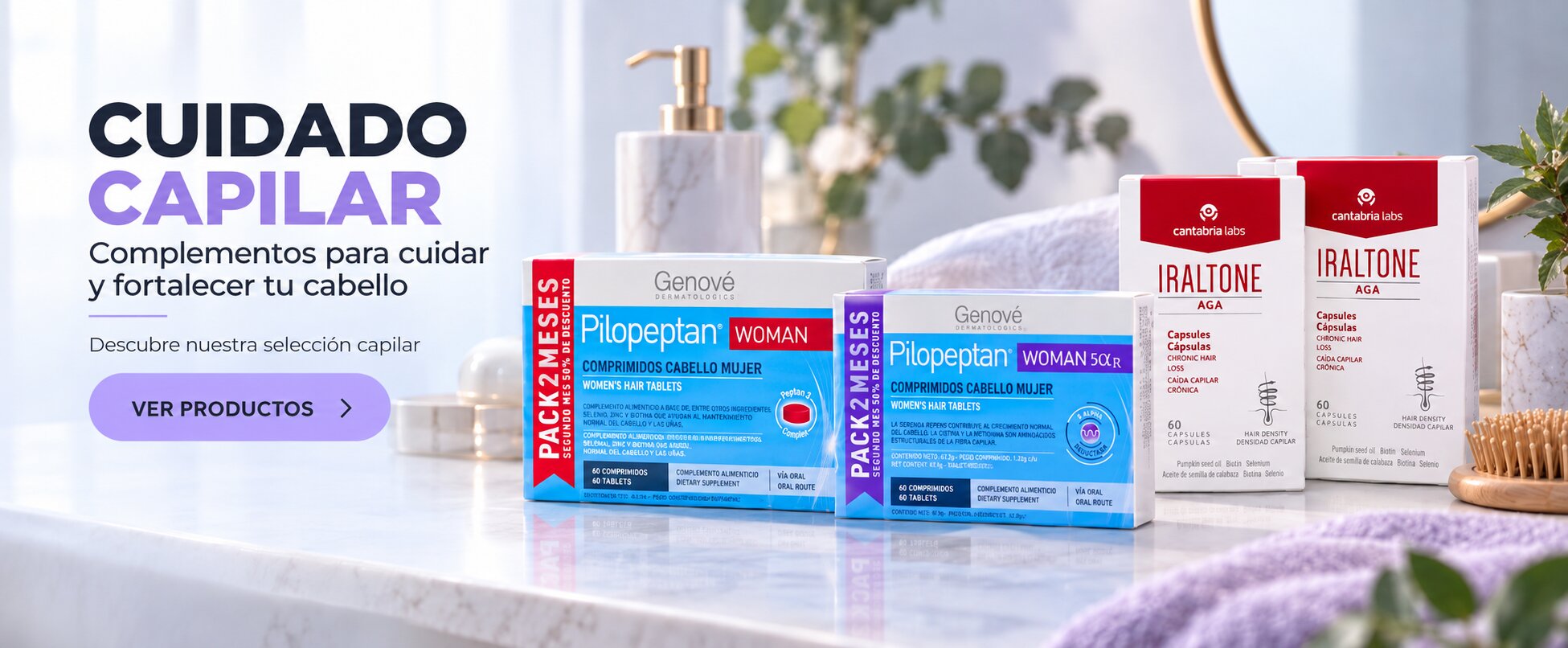Cuidado capilar: complementos para fortalecer el cabello
